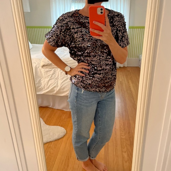 Party black sequin top - Picture 5 of 7